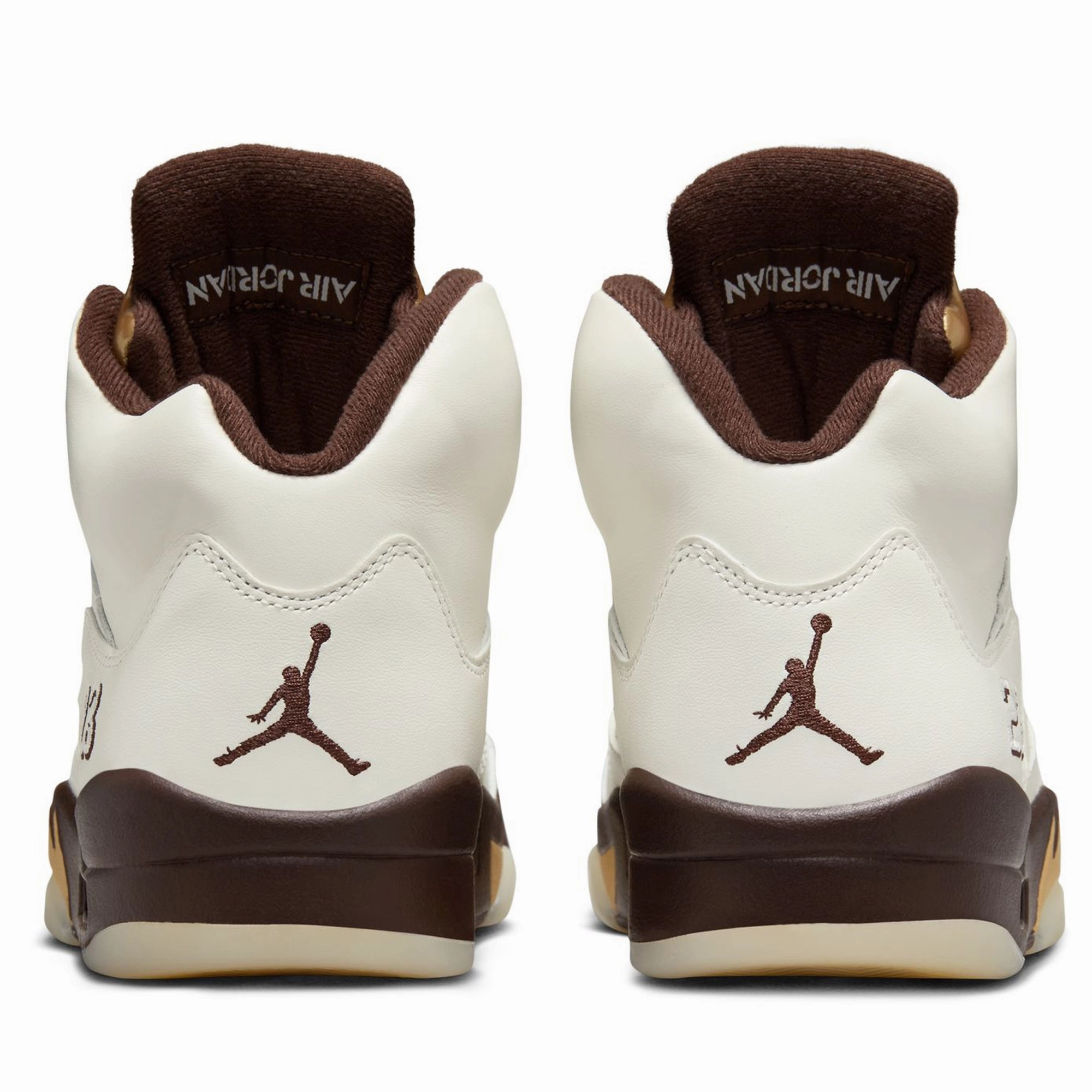 Women's Air Jordan 5 Retro - Earth/Metallic Gold Air Jordan Basketball Shoes for Performance