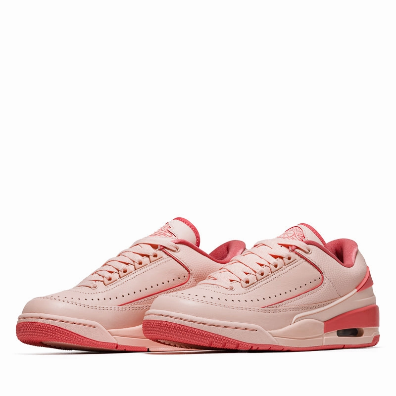 Women's Jordan 2/3 - Washed Coral/Pink Salt Air Jordan Basketball Shoes for Performance