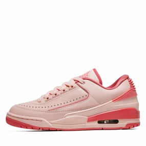 Women's Jordan 2/3 - Washed Coral/Pink Salt Air Jordan signature sneakers
