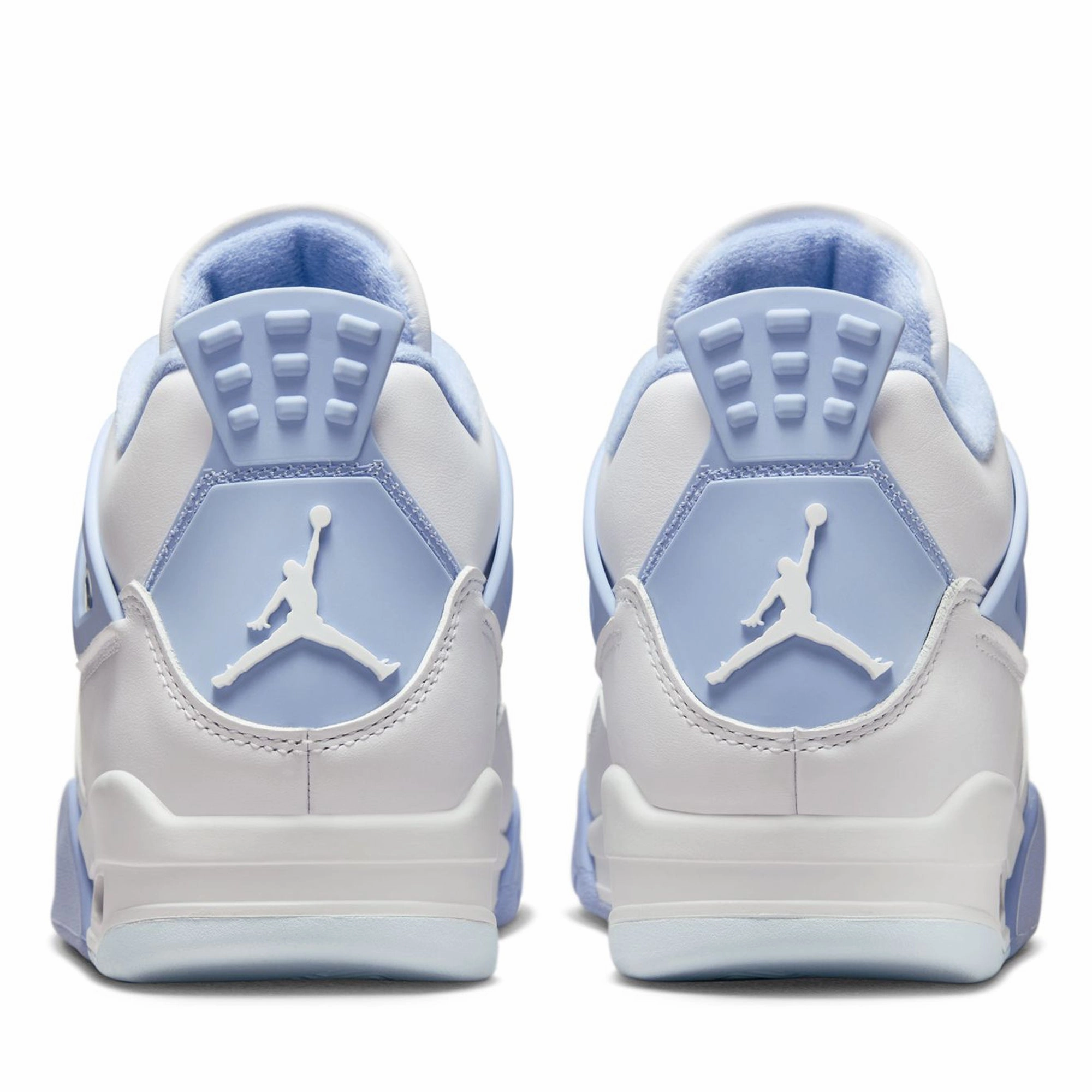 Women's Jordan 4 Retro - White/Aluminum Air Jordan Basketball Shoes for Performance