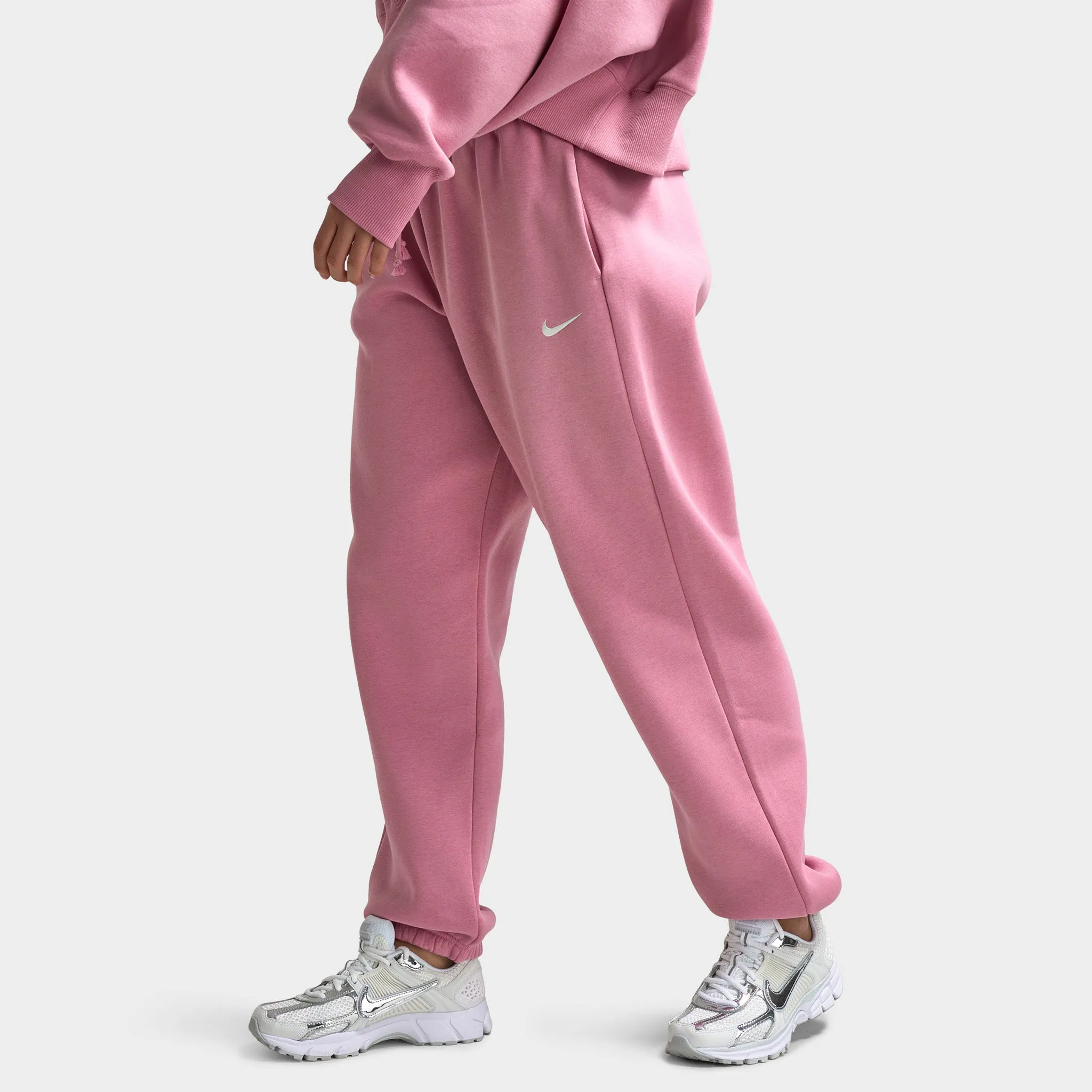 Womens Nike Nike Sportswear Women's Phoenix Fleece Oversized Joggers / Elemental Pink
