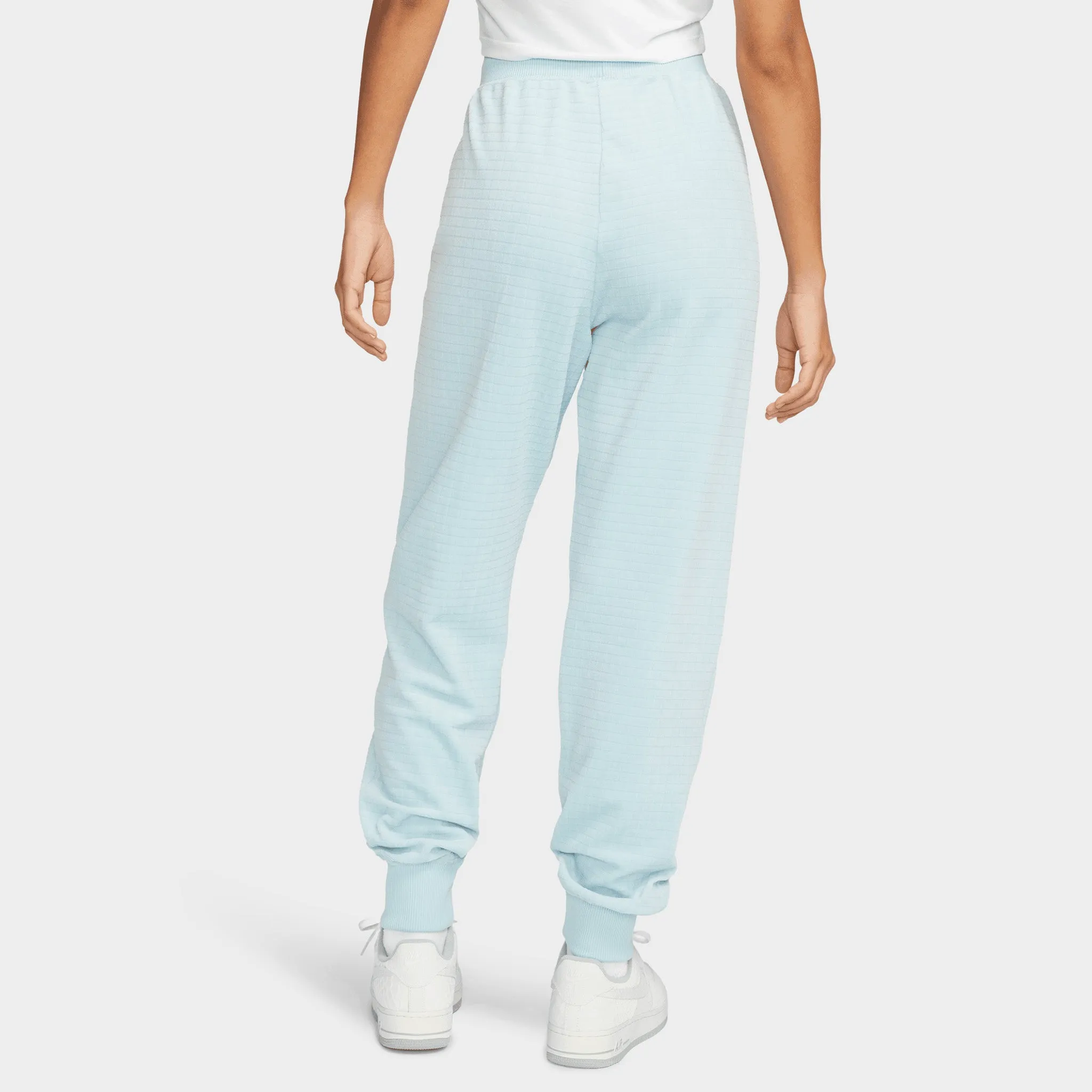 Womens Nike Nike Women's Sportswear Velour High-Rise Joggers Ocean Bliss / Noise Aqua