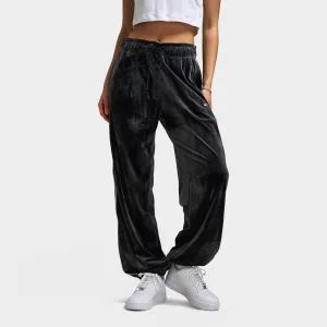 Womens Nike Nike Women's Sportswear Velour Jogger Black / Sail - Sail