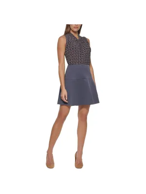 Womens Slim Fit Work A-Line Skirt