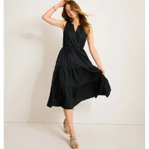 Womens Tommy Bahama Sportswear Tommy Bahama Women's Coastal Tide Sleeveless Sun Dress - Black