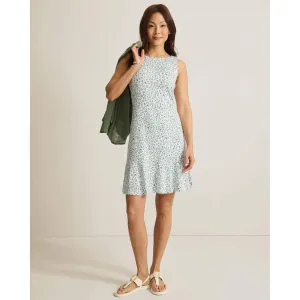 Womens Tommy Bahama Sportswear Tommy Bahama Women's Darcy Lux Leo Flounce Dress - Aloe