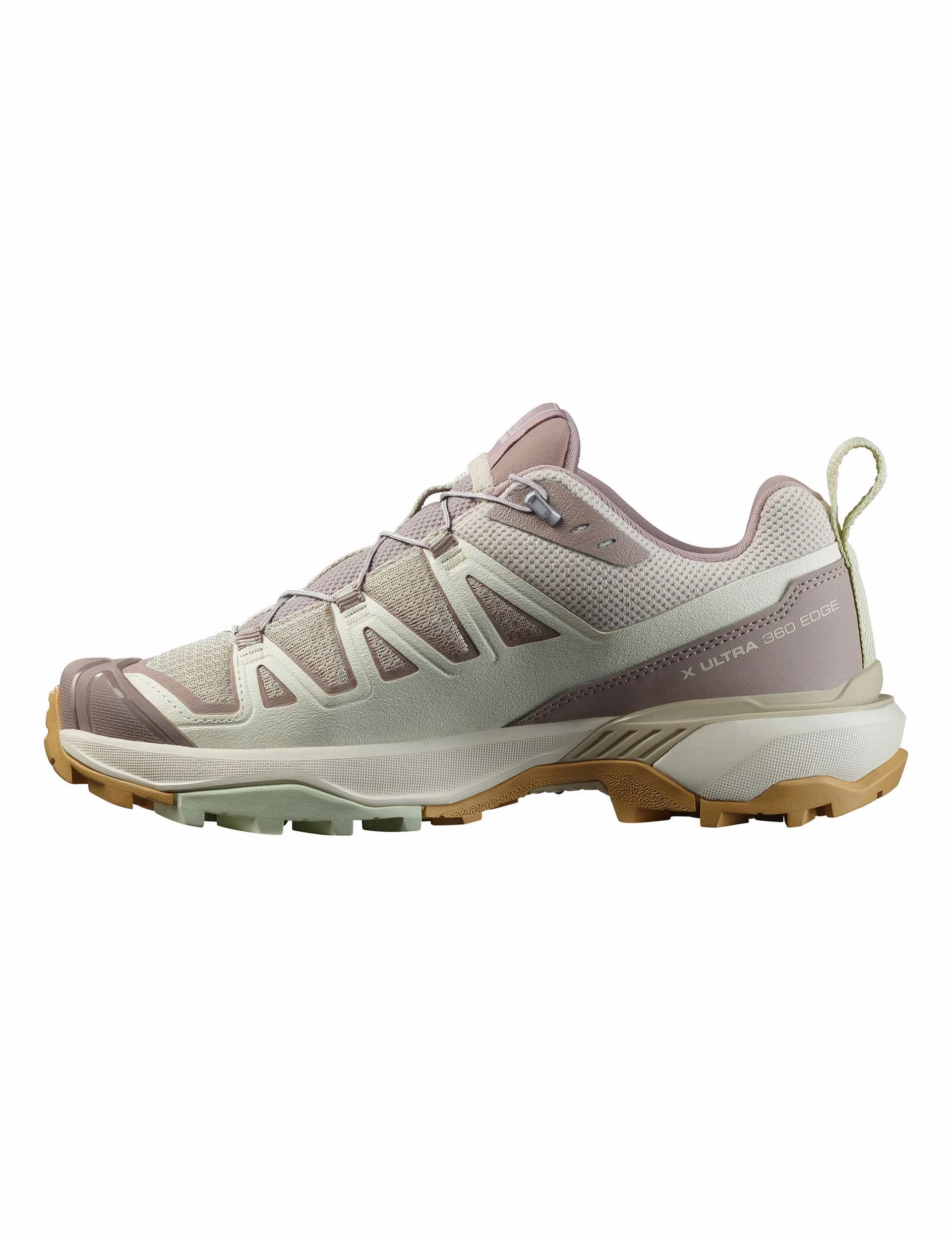 X Ultra 360 Edge - Rainy Day/Vanilla Ice/Canary Green Salomon high-performance outdoor shoes