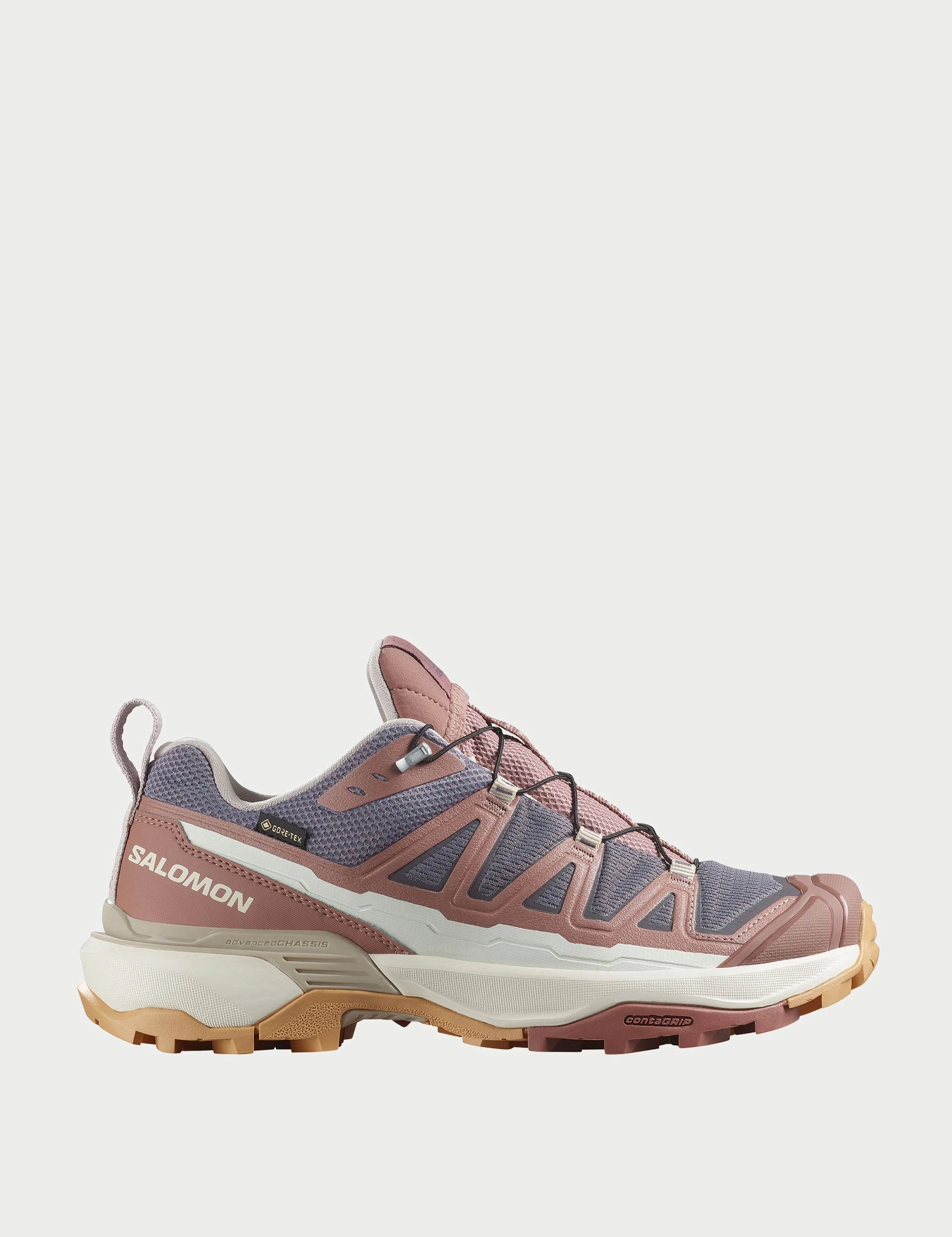 X Ultra 360 Edge Gore-Tex - Excalibur/Burlwood/Silver Cloud Salomon trail running shoes for rugged terrain