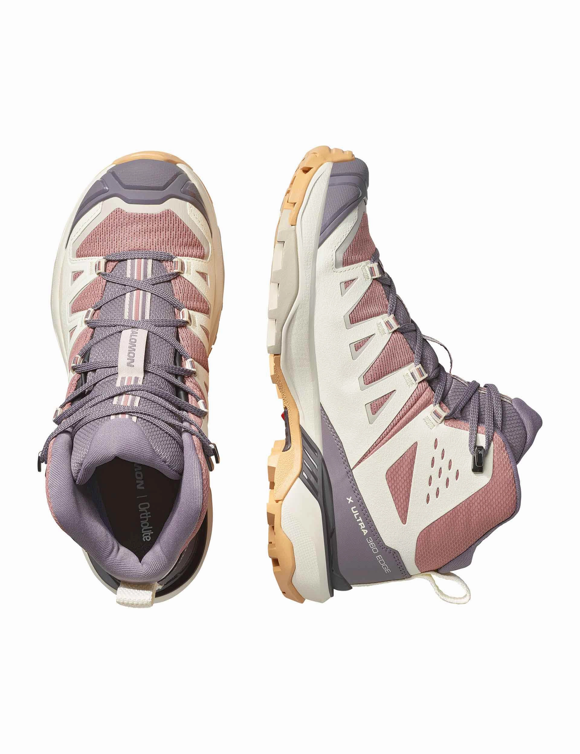 X Ultra 360 Edge Mid Gore-Tex - Burlwood/Vanilla Ice/Excalibur Salomon high-performance outdoor shoes