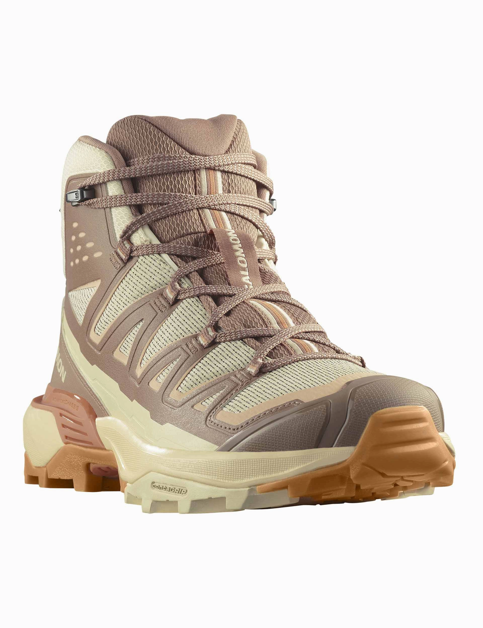 X Ultra 360 Edge Mid Gore-Tex - Shortbread/Raw Umber/Prairie Sunset Salomon high-performance outdoor shoes