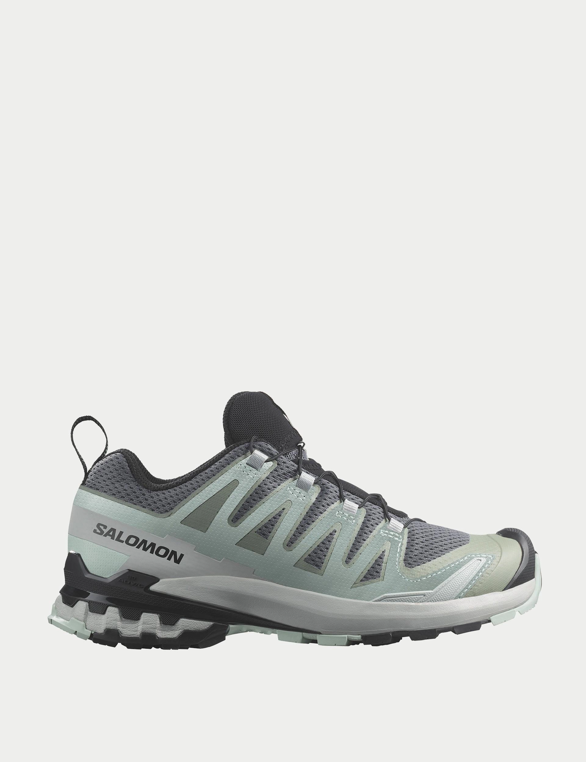 XA Pro 3D V9 - Quiet Shade/Lily Pad/Blue Haze Salomon trail running shoes for rugged terrain