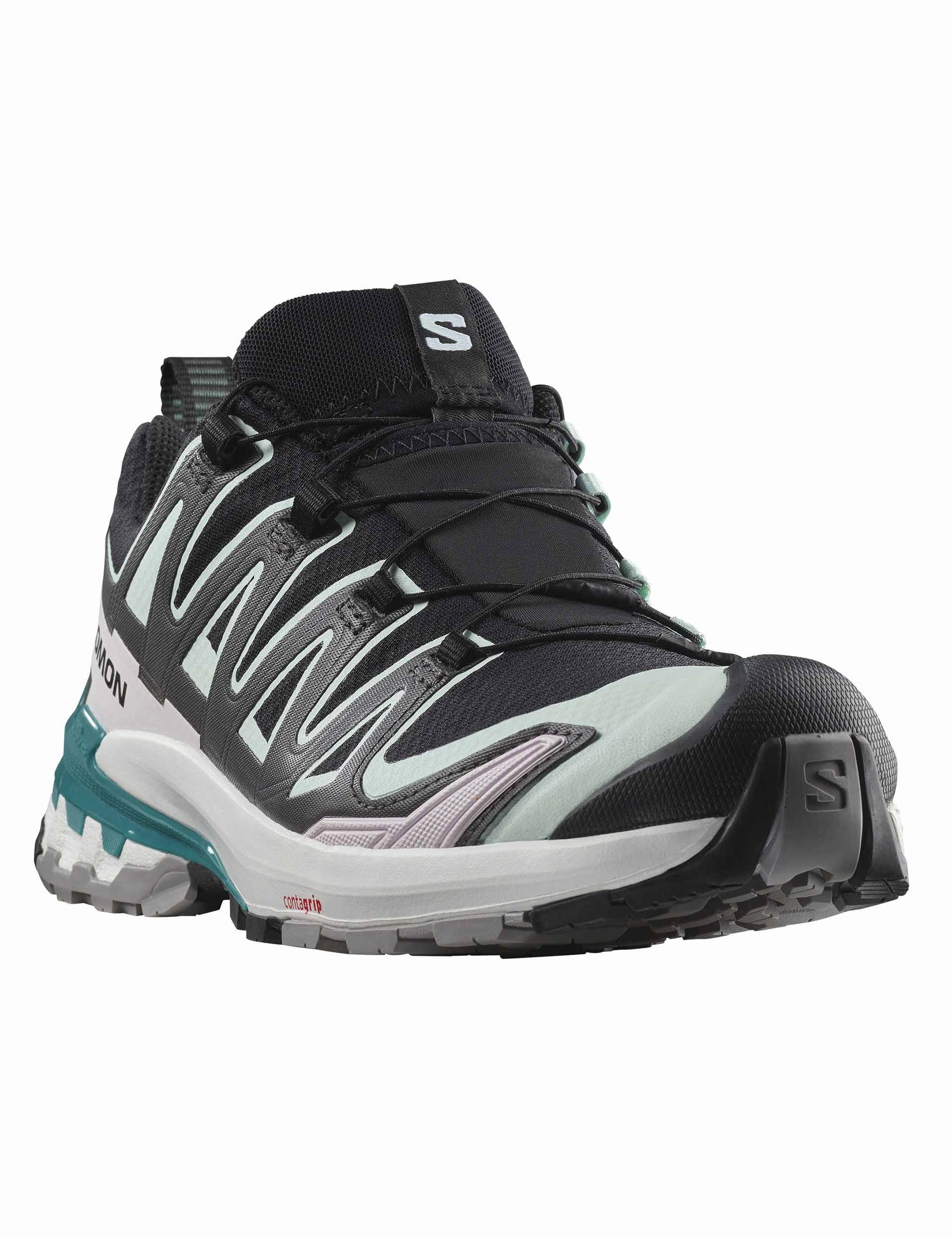 XA Pro 3D V9 Gore-Tex - Black/Bleached Aqua/Harbor Blue Salomon high-performance outdoor shoes