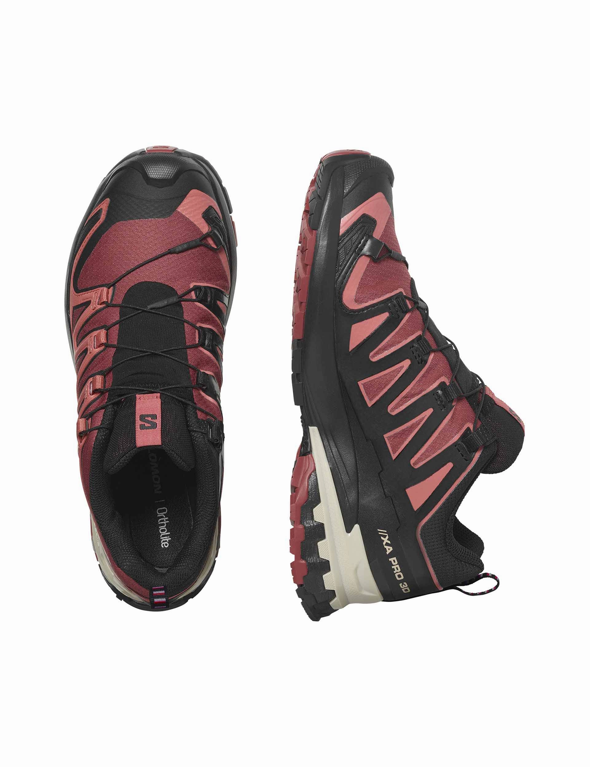 XA Pro 3D V9 Gore-Tex - Cow Hide/Black/Faded Rose Salomon high-performance outdoor shoes