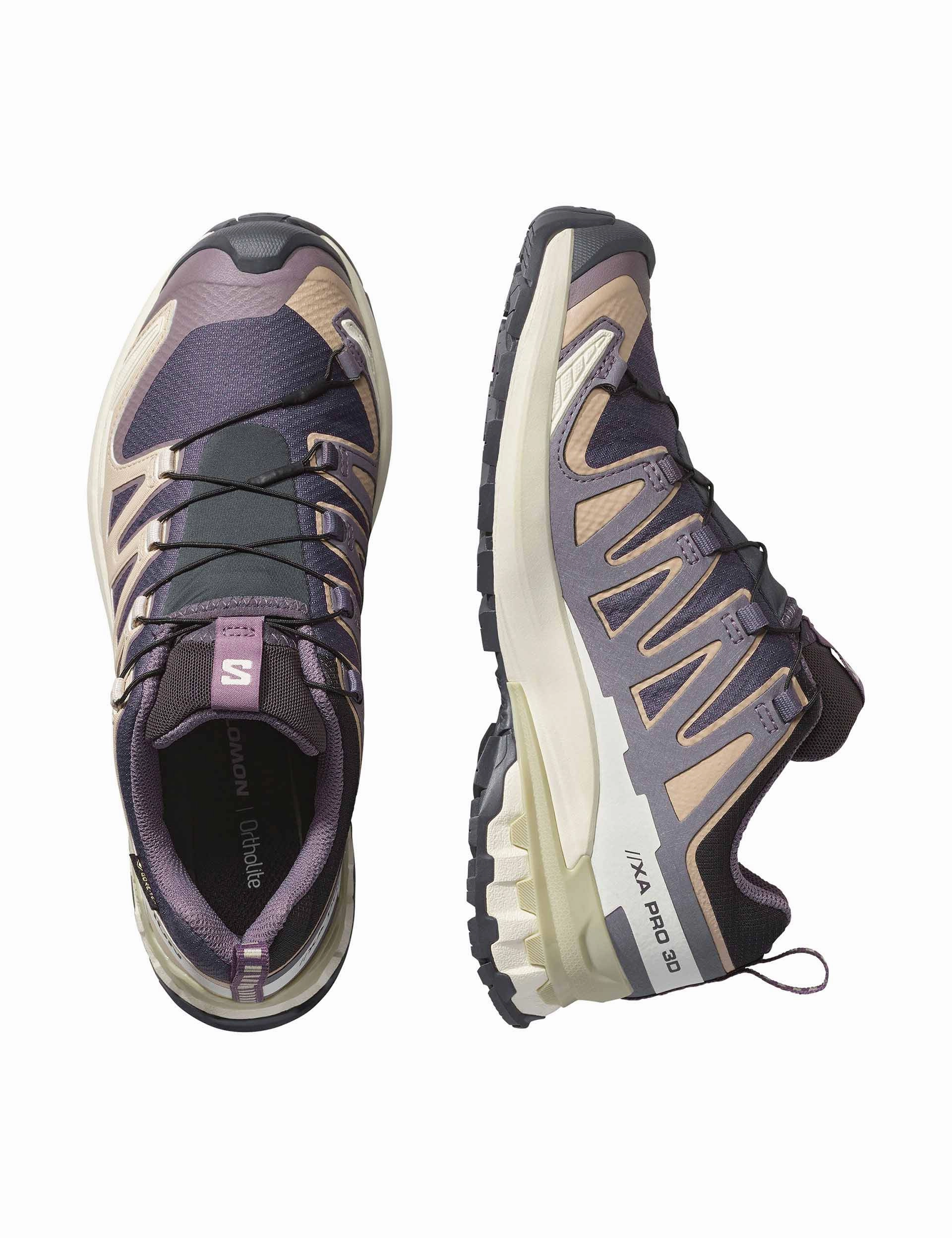 XA Pro 3D V9 Gore-Tex - Nine Iron/Oxford Tan/Alfalfa Salomon high-performance outdoor shoes