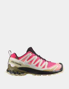 XA Pro 3D V9 Gore-Tex - Rouge Red/Vanilla Ice/Martini Olive Salomon trail running shoes for rugged terrain
