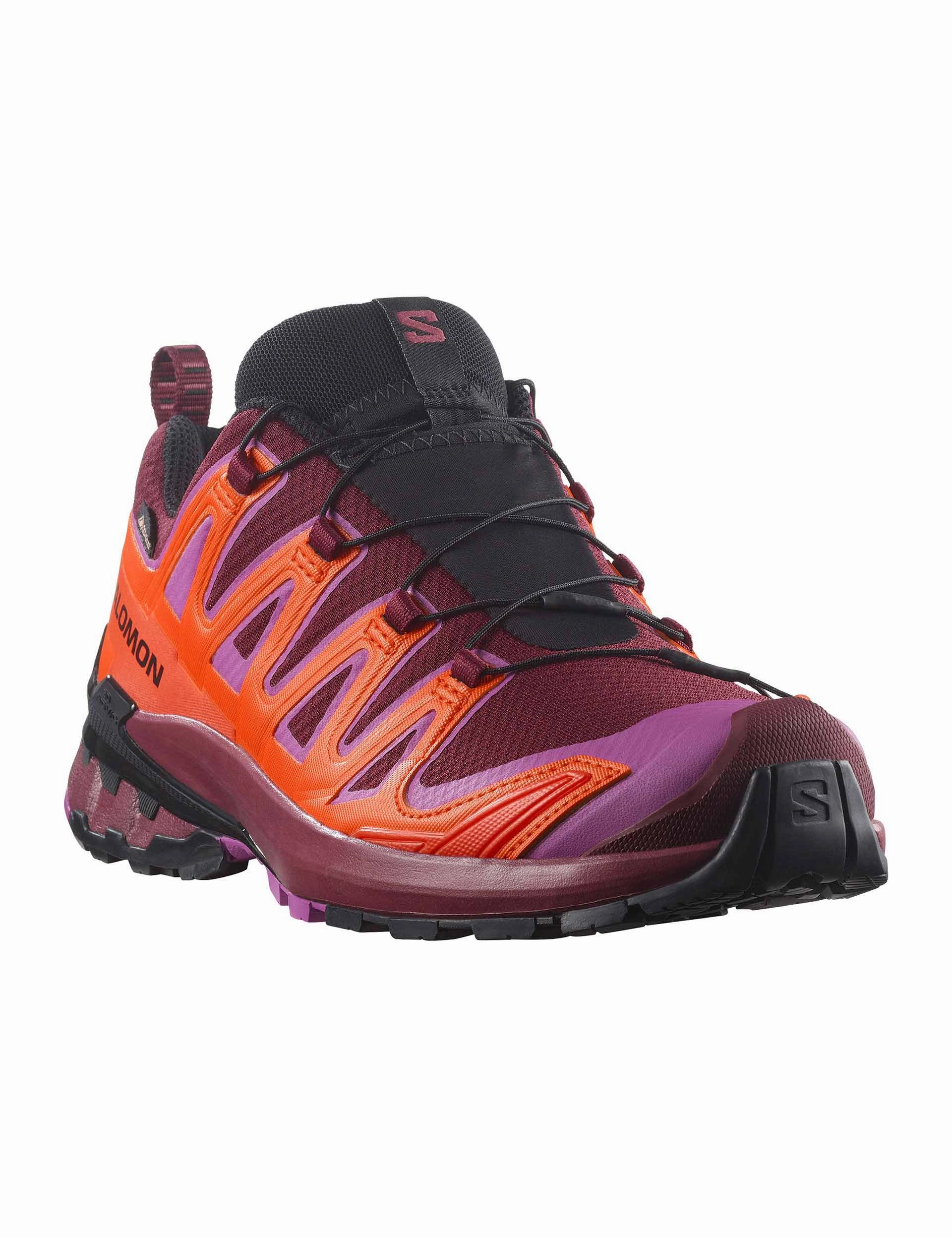 XA Pro 3D V9 Gore-Tex - Tawny Port/Red Orange/Willowherb Salomon high-performance outdoor shoes