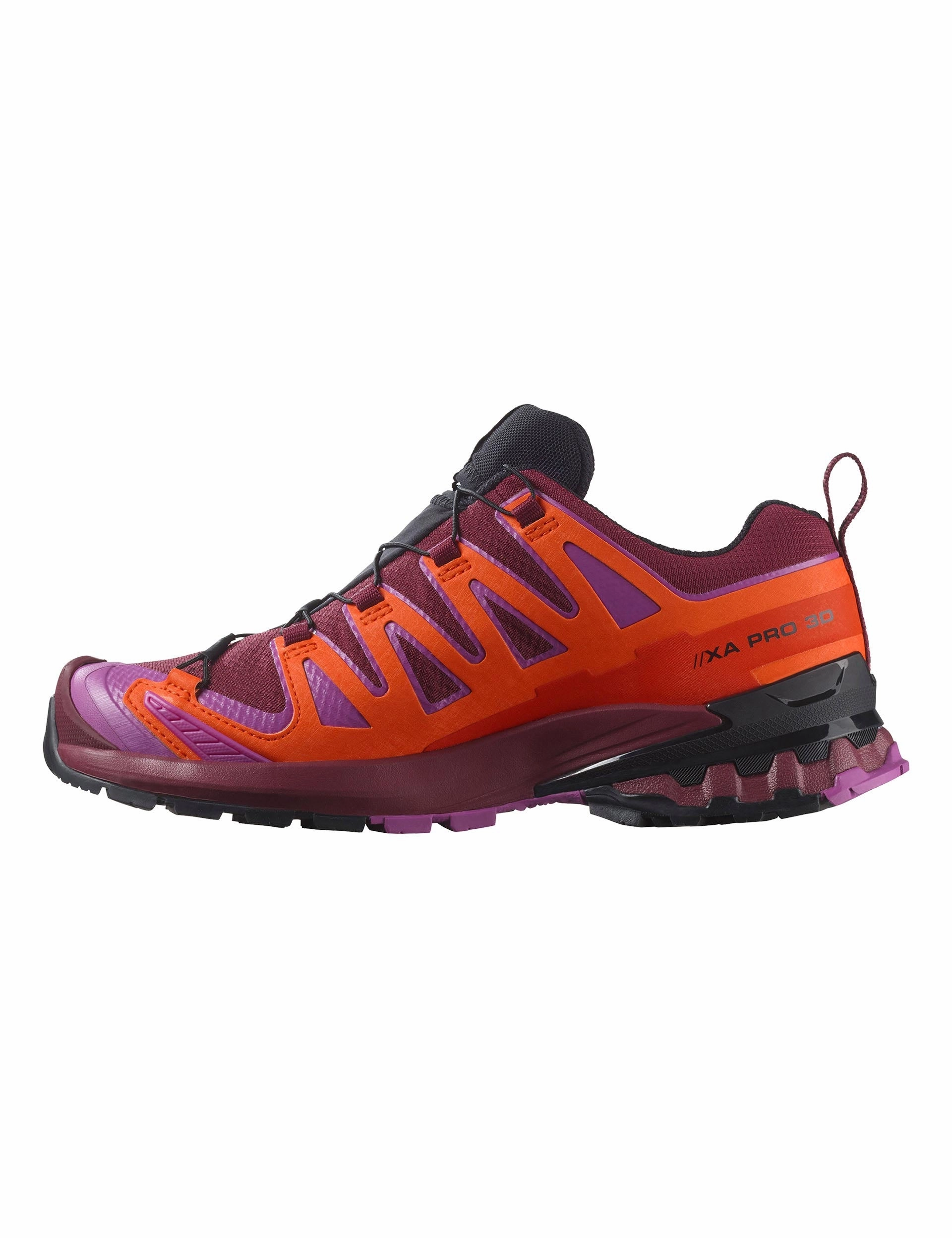 XA Pro 3D V9 Gore-Tex - Tawny Port/Red Orange/Willowherb Salomon high-performance outdoor shoes