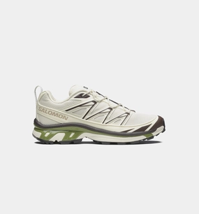 XT 6 Expanse Mens Lifestyle Shoe - Vanilla Ice/Black Coffee/Green Salomon hiking shoes with grip and durability