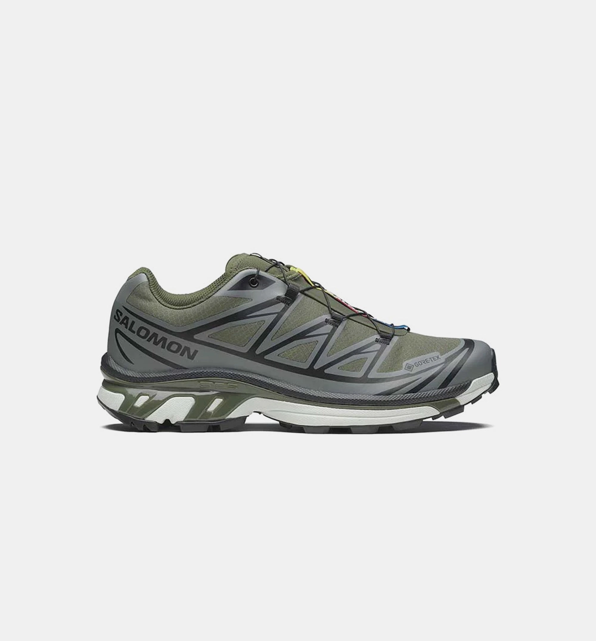 XT 6 Gore Tex Mens Lifestyle Shoe - Olive Night/Sedona Sage/Black Salomon hiking shoes with grip and durability