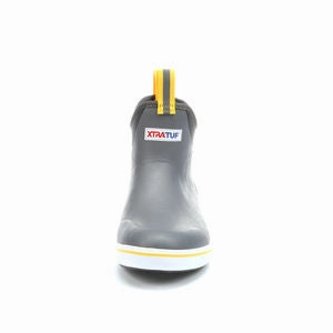 XTRATUF 6" ANKLE DECK BOOT MEN'S MEDIUM AND WIDE Xtratuf waterproof work boots