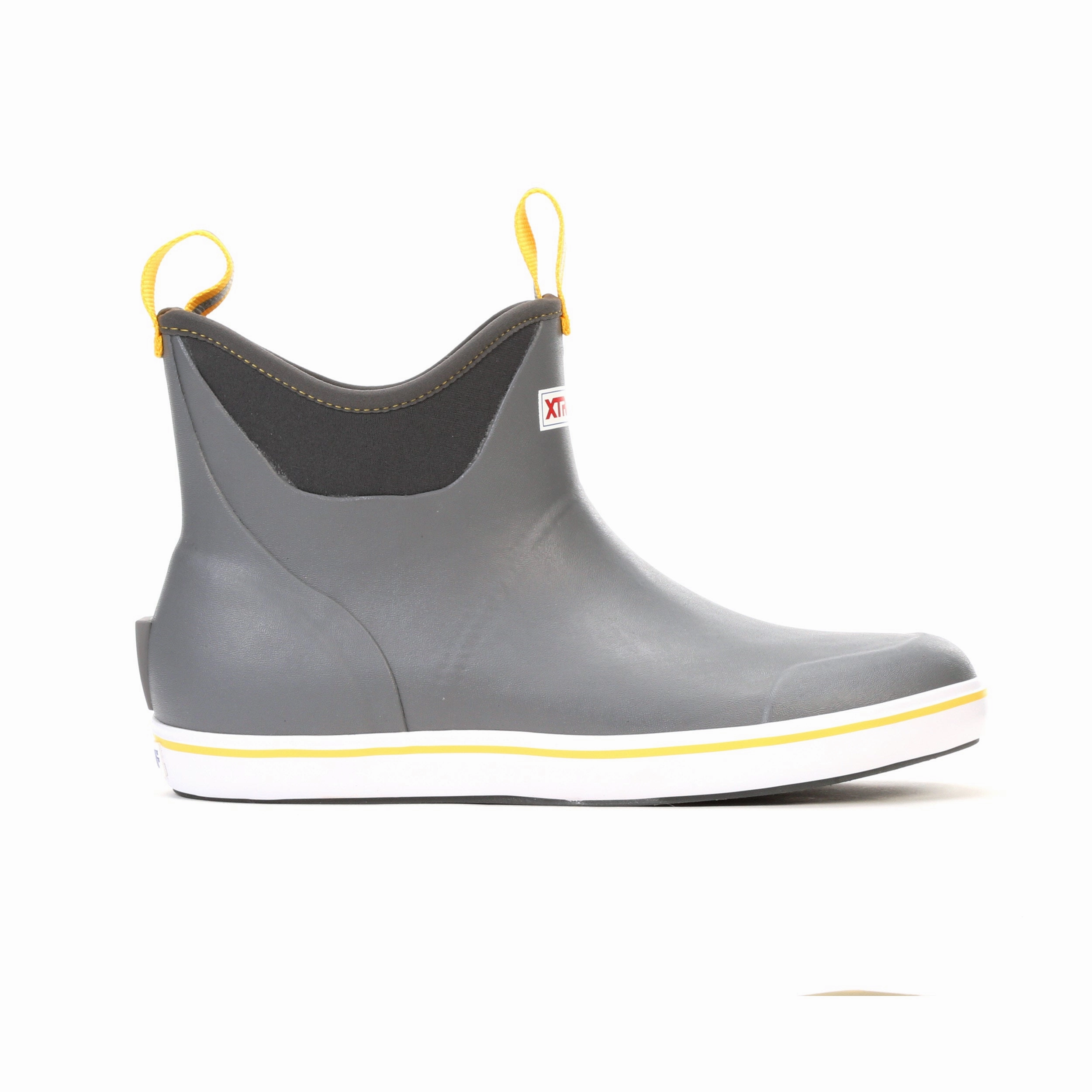XTRATUF 6" ANKLE DECK BOOT MEN'S MEDIUM AND WIDE Xtratuf waterproof work boots