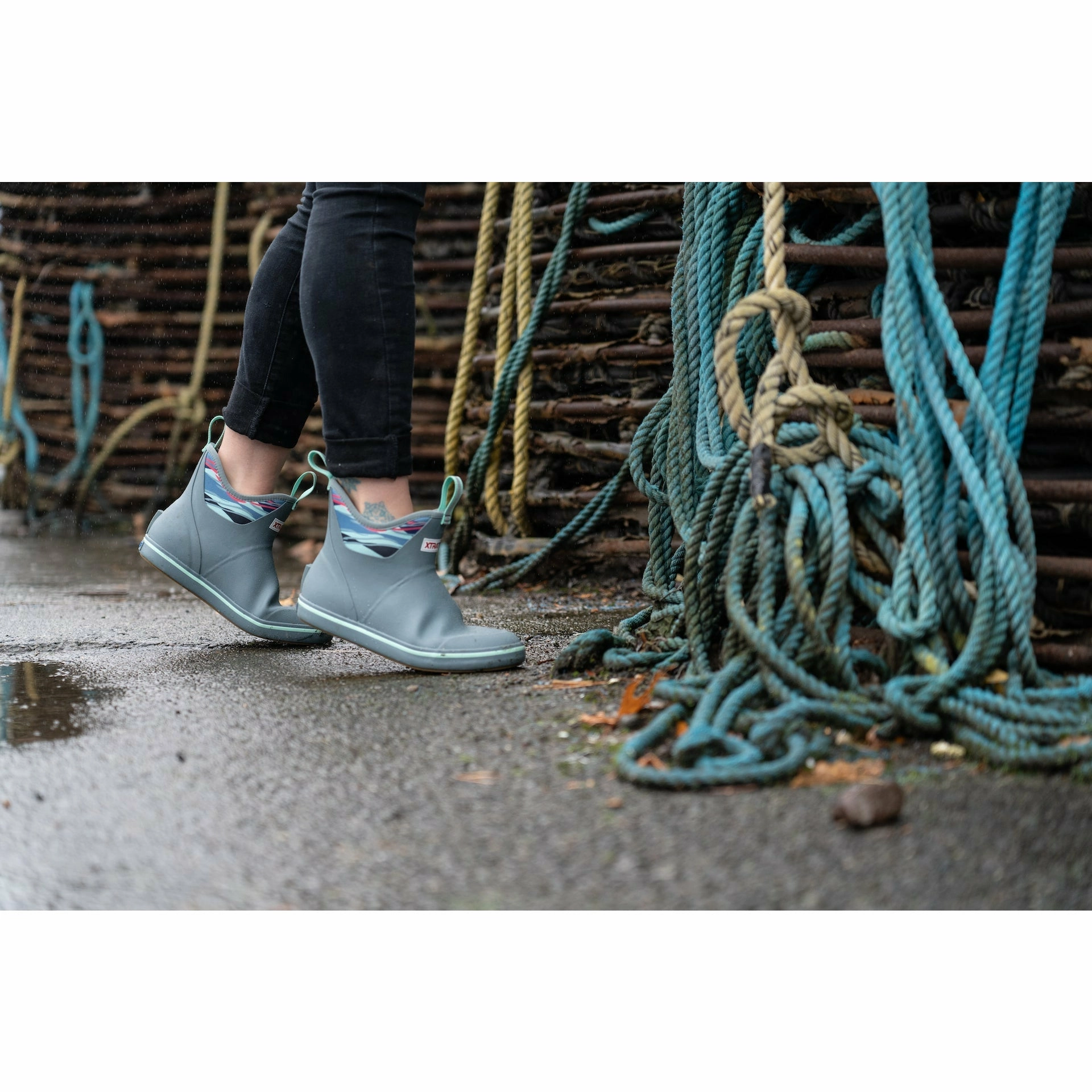 XTRATUF 6"ANKLE DECK BOOT WOMEN'S - FINAL SALE! Xtratuf waterproof work boots